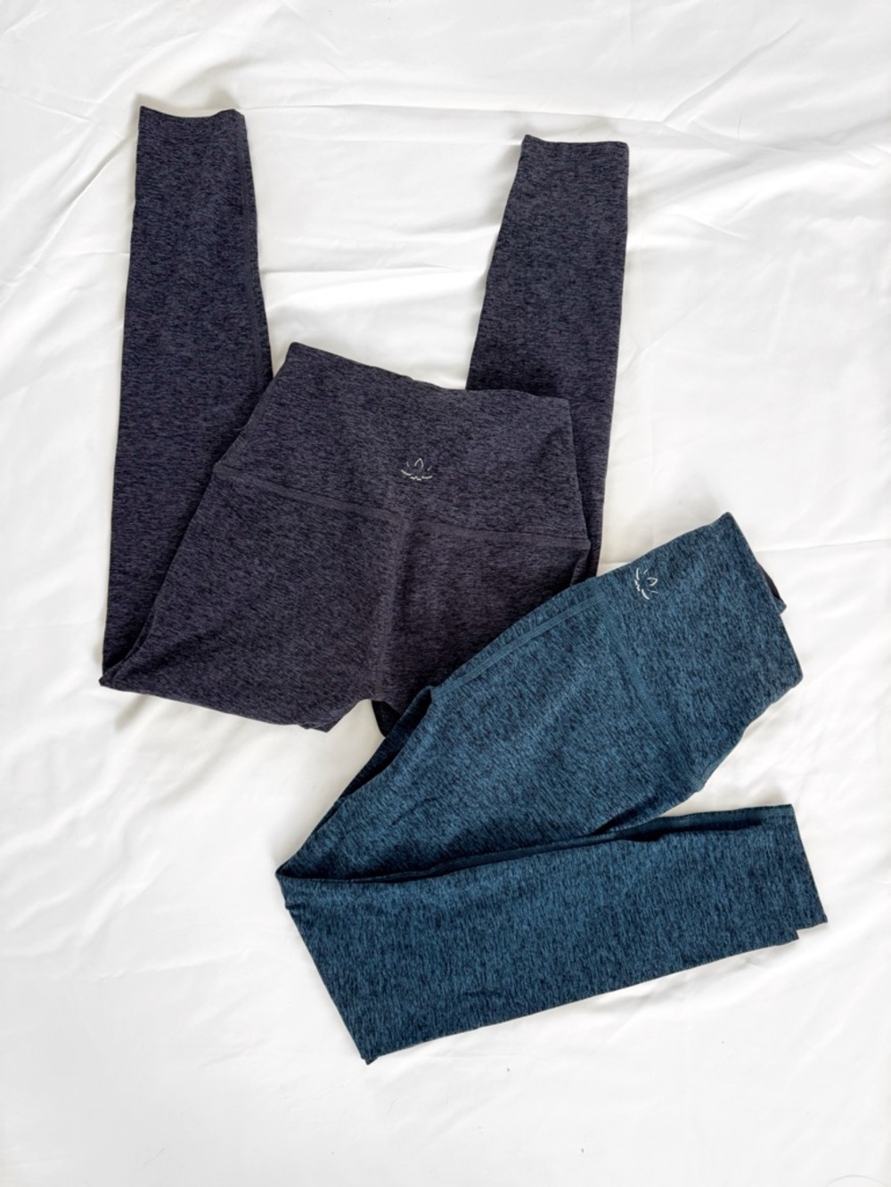 Beyond Yoga Bundle Of Two 2 Spacedye 7/8 Leggings Women’s XS Blue Black